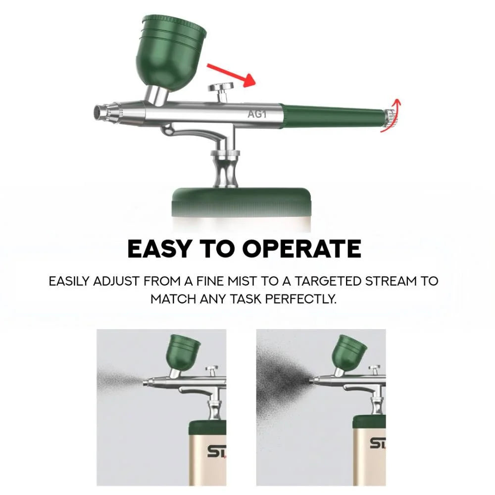 Supreme Trimmer Airbrush Gun Kit - Sand