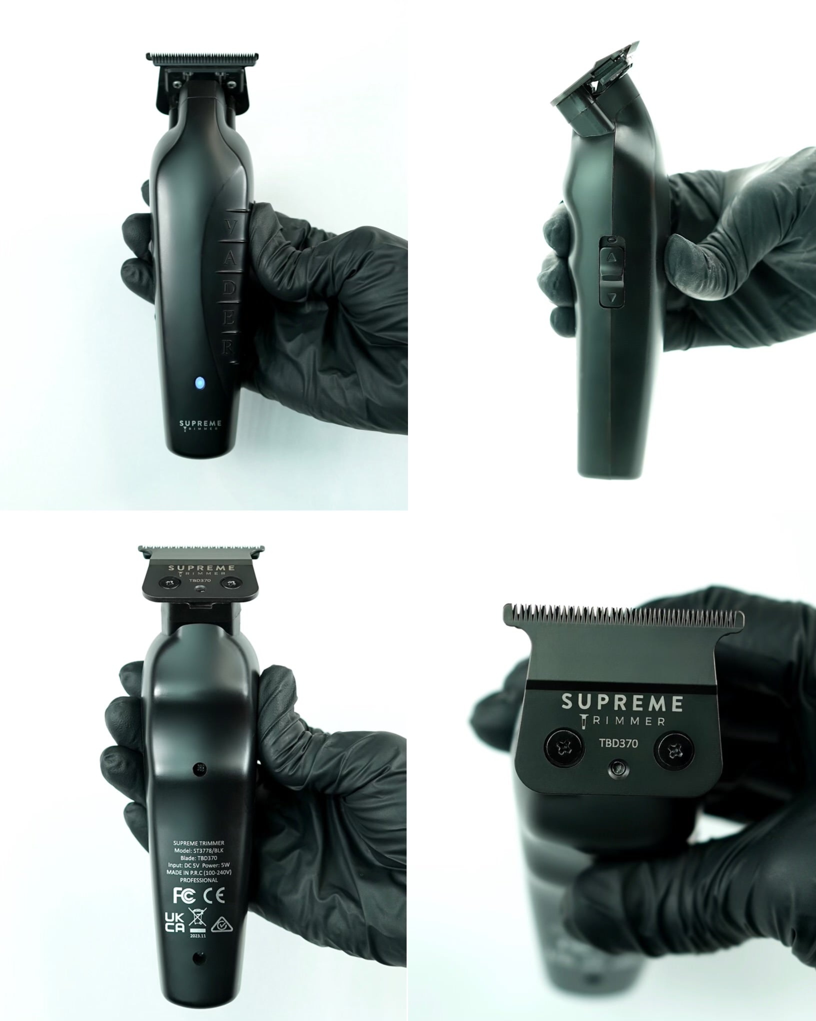 VADER™ Trimmer - Hair Clippers & Trimmers - Supreme Trimmer Mens Trimmer Grooming kit
#COLOR_BLACK