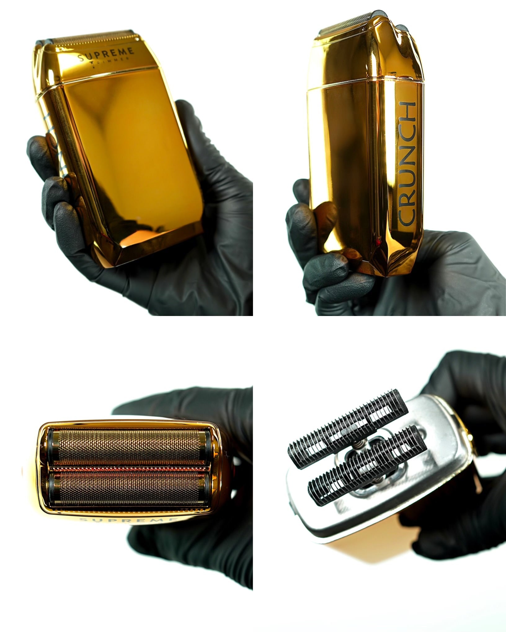 Crunch™ Foil Shaver - Electric Razors - Supreme Trimmer Mens Trimmer Grooming kit
#COLOR_GOLD