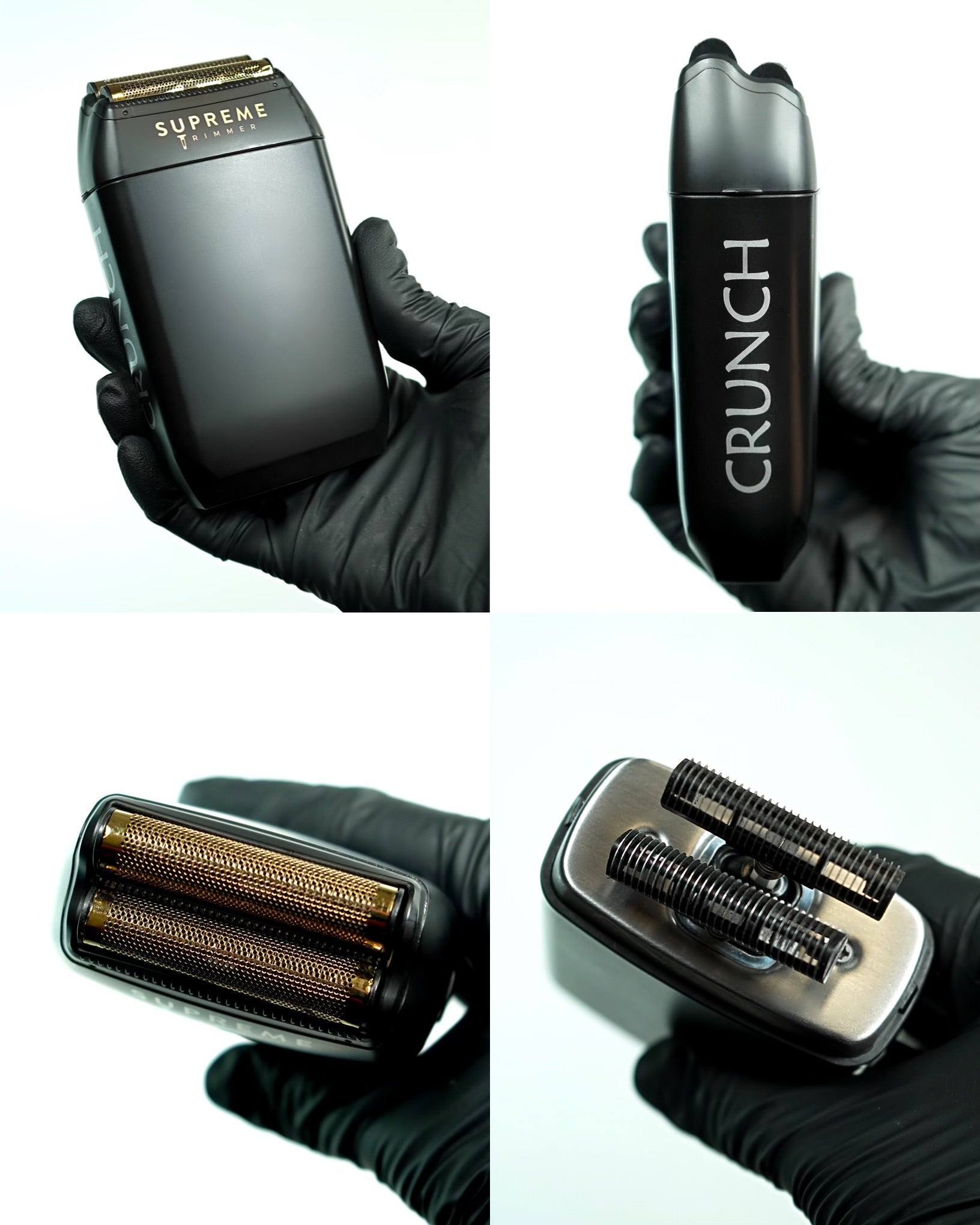 Crunch™ Foil Shaver - Electric Razors - Supreme Trimmer Mens Trimmer Grooming kit
#COLOR_BLACK