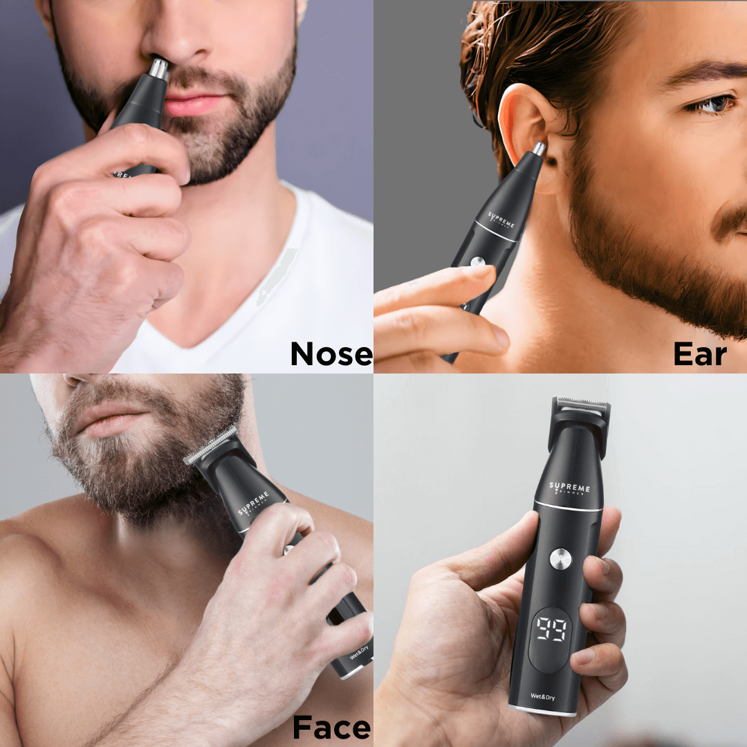 Multigroomer 3.0 Wet/Dry 14 Piece Set - Hair Clippers & Trimmers - Supreme Trimmer Mens Trimmer Grooming kit
