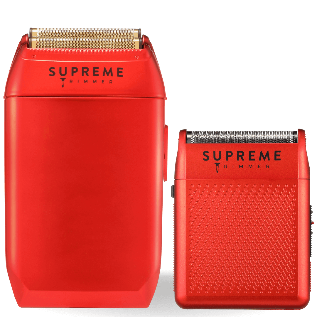 Crunch™ & Solo™ Shaver Bundle - Electric Razors - Supreme Trimmer Mens Trimmer Grooming kit
#COLOR_RED