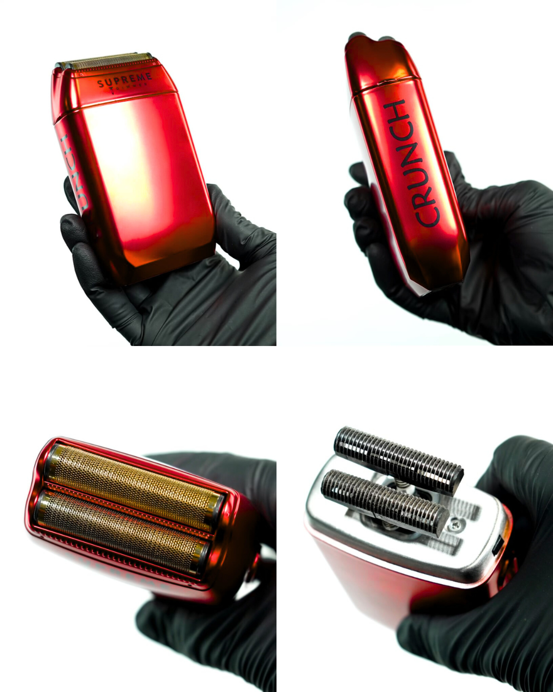 Crunch™ Foil Shaver - Electric Razors - Supreme Trimmer Mens Trimmer Grooming kit
#COLOR_RED