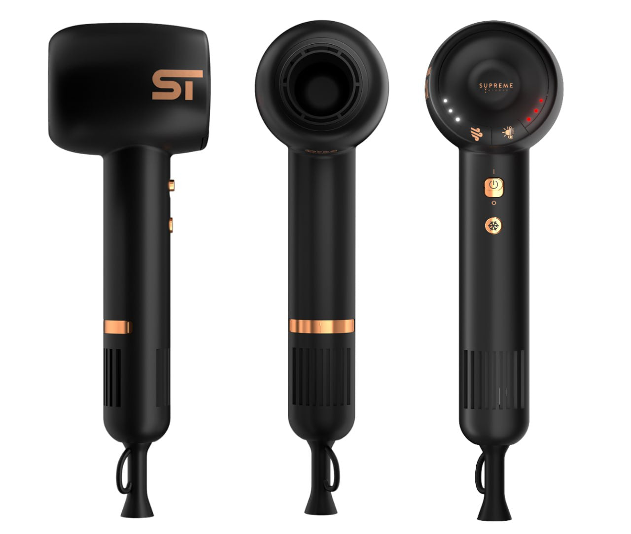 Brushless Hair Dryer - Hair Dryer - Supreme Trimmer Mens Trimmer Grooming kit
#COLOR_BLACK