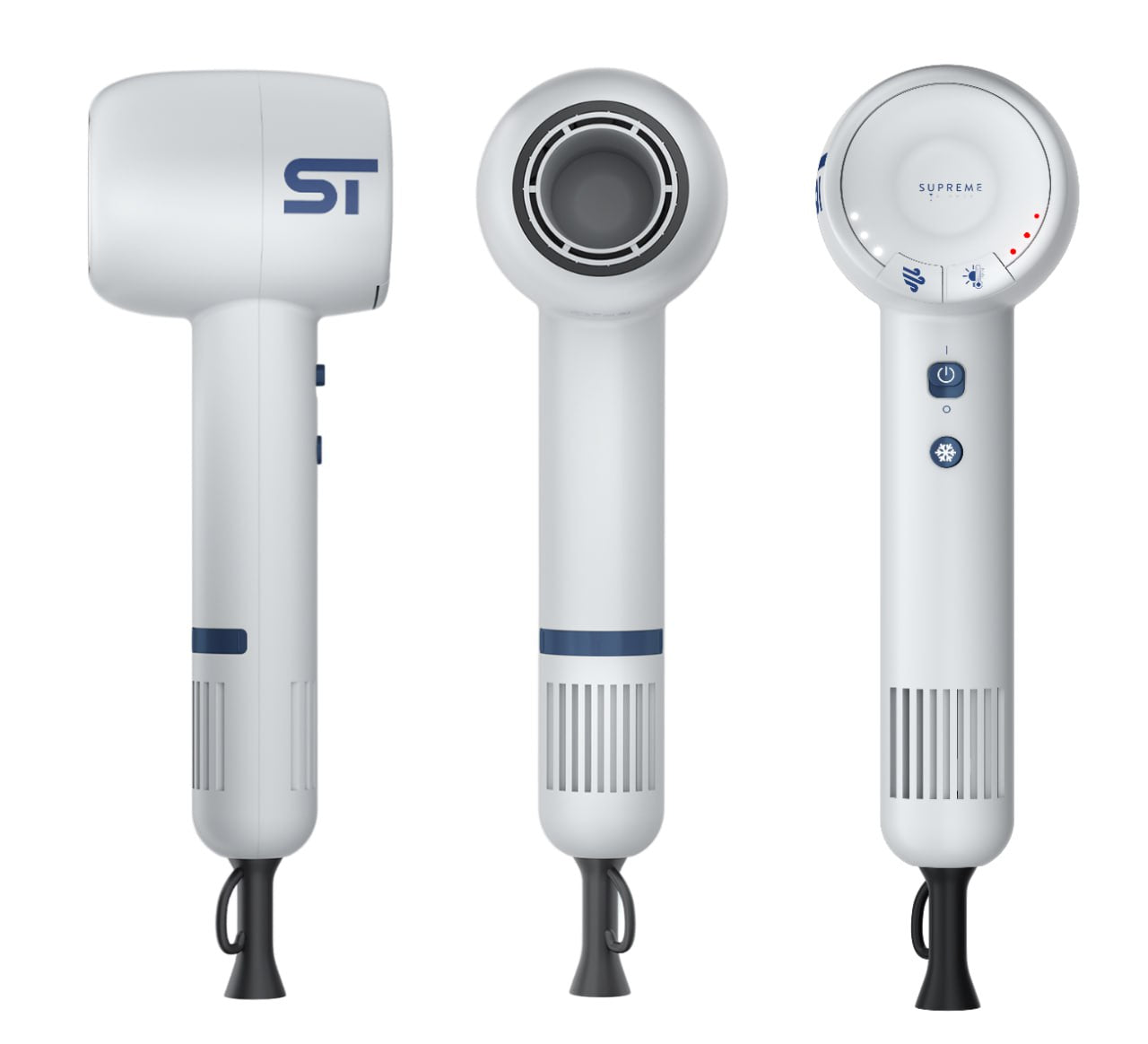 Brushless Hair Dryer - Hair Dryer - Supreme Trimmer Mens Trimmer Grooming kit
#COLOR_WHITE