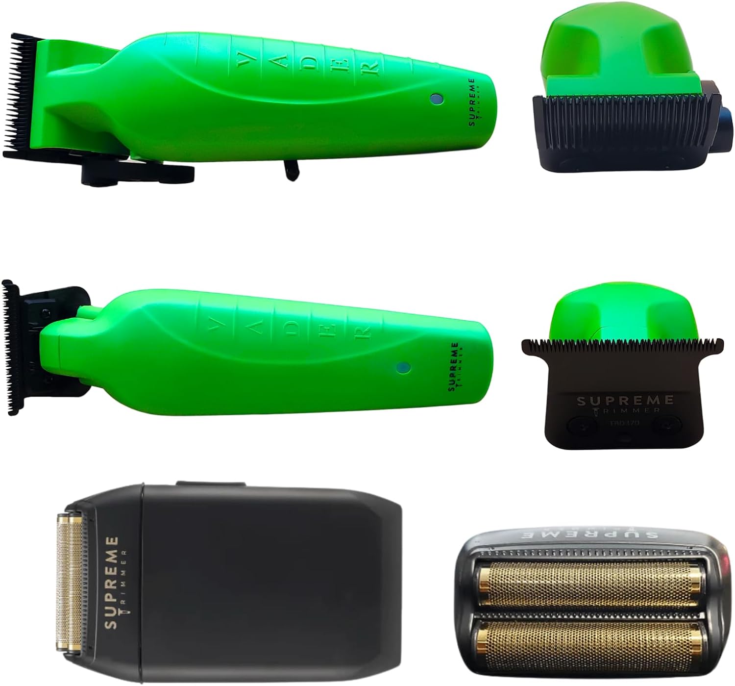 3-in-1 Professional Set - Hair Trimmer, Clipper, and Shaver - Supreme Trimmer Mens Trimmer Grooming kit 
#COLOR_ACID