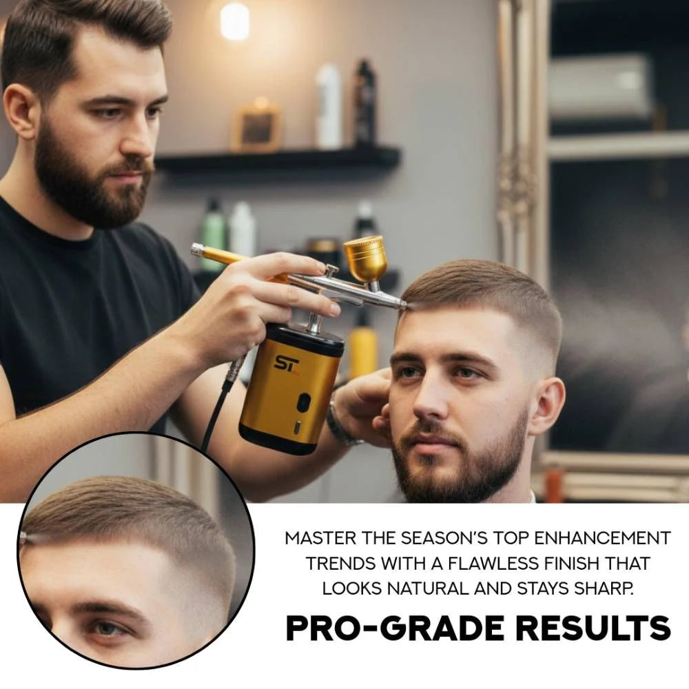 Supreme Trimmer Airbrush Gun Kit - Gold