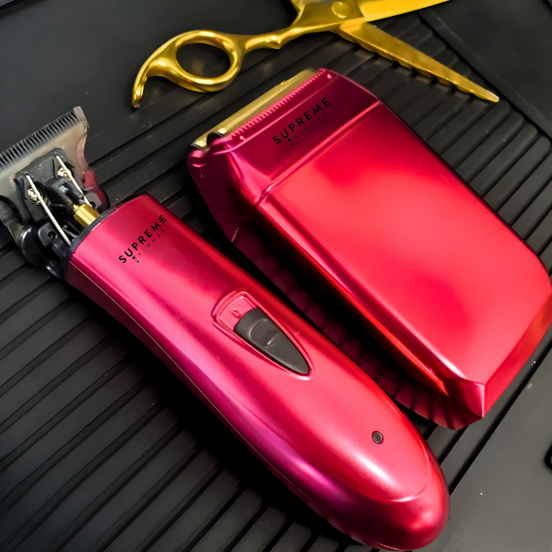 Crunch™ Shaver & T Shaper™ Trimmer Bundle - Electric Razors - Supreme Trimmer Mens Trimmer Grooming kit 
#COLOR_PINK 