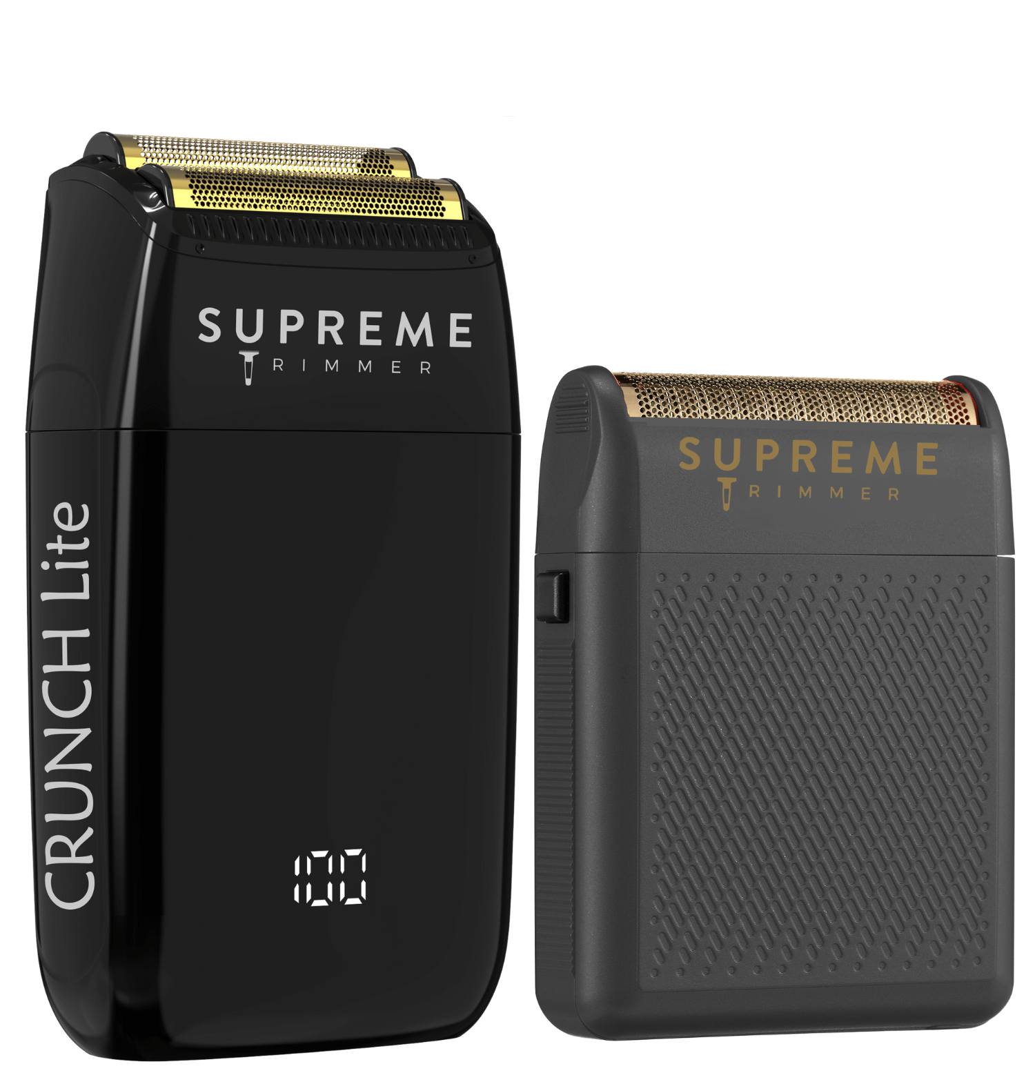 Crunch™ Lite & Solo™ Shaver Bundle - Electric Razors - Supreme Trimmer Mens Trimmer Grooming kit 
#COLOR_BLACK
