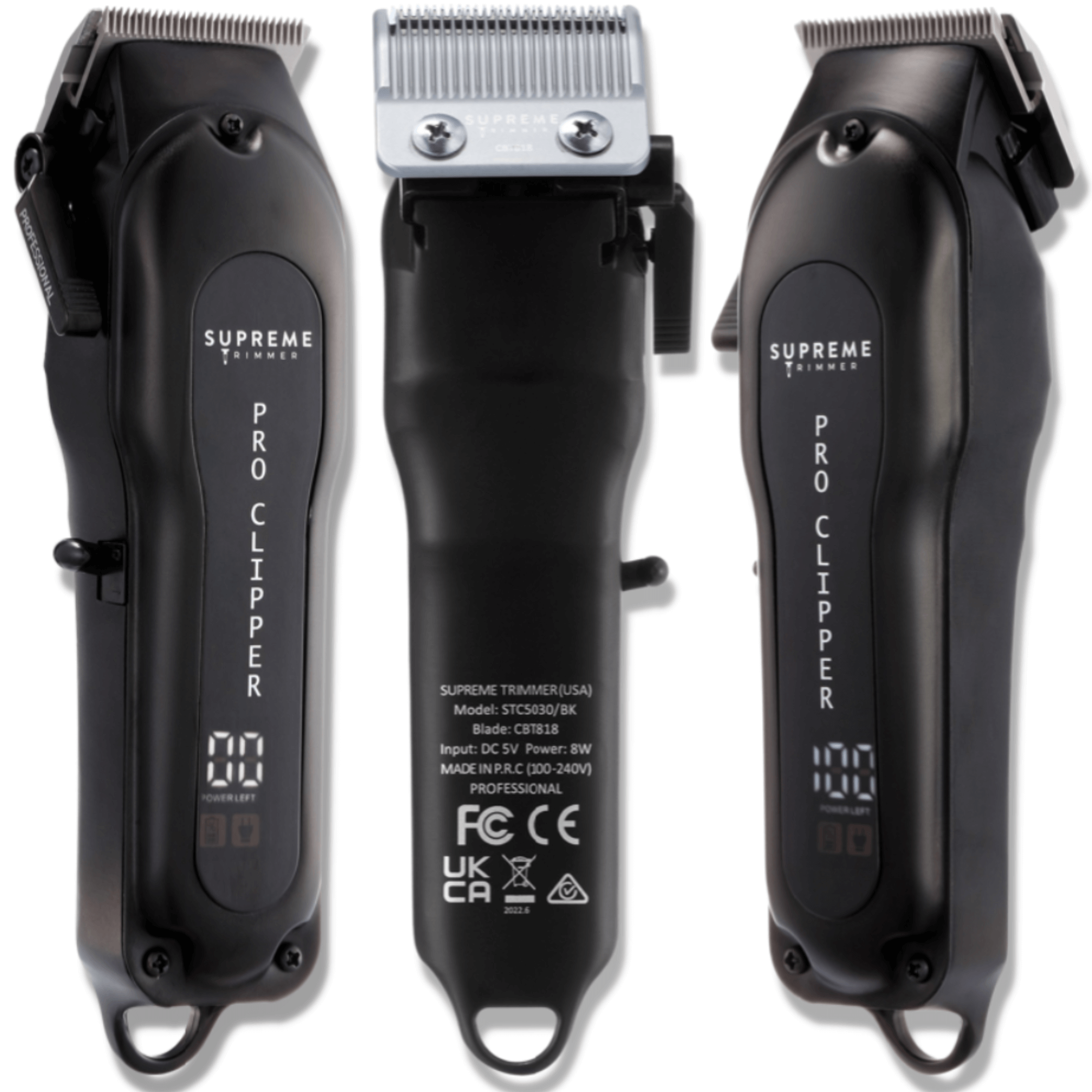 Pro Clipper™ - Hair Clippers & Trimmers - Supreme Trimmer Mens Trimmer Grooming kit 
#COLOR_BLACK