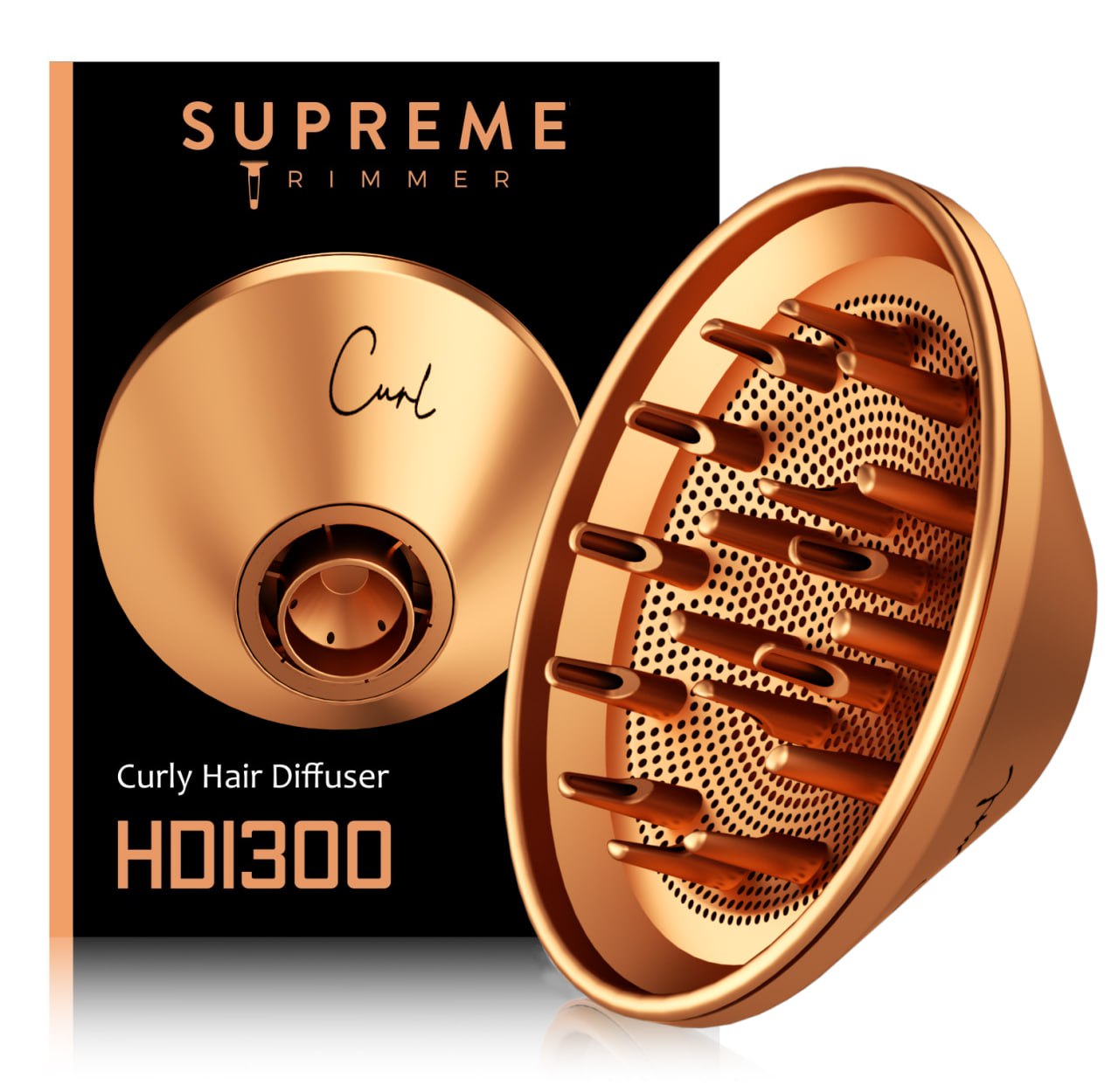 Curly Hair Diffuser Nozzle (For SHD347) - Hair Dryer Accessories - Supreme Trimmer Mens Trimmer Grooming kit 
#COLOR_COPPER